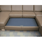 Новий шкіряний П-подібний диван, розкладний (4945). ДНІПРО - LvivMarket.net, Фото 38