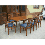 Стіл столовий розкладний + 8 стільців (4978) - LvivMarket.net, Фото 3