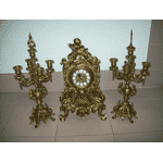 Камінний годинник з канделябрами (5594) - ЛьвівМаркет, Фото 1 Камінний годинник з канделябрами (5594) - LvivMarket.net, Фото 1