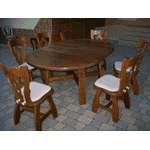 Стіл столовий, розкладний + 6 стільців (6189) - LvivMarket.net, Фото 2