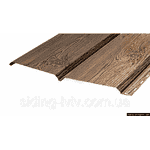 Металевий сайдинг фальш брус темне дерево - ЛьвівМаркет, Фото 2 Металевий сайдинг фальш брус темне дерево - LvivMarket.net, Фото 2