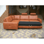 Новий шкіряний кутовий диван, розкладний (4410).ДНІПРО - LvivMarket.net, Фото 63