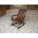 Шкіряне крісло- качалка Chesterfield (5871). ДНІПРО - LvivMarket.net, Фото 1