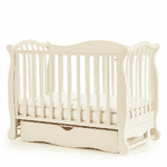 Ліжечко Верес Соня ЛД-19 слонова кістка, маятник з шухлядою - ЛьвівМаркет, Фото 1 Ліжечко Верес Соня ЛД-19 слонова кістка, маятник з шухлядою - LvivMarket.net, Фото 1