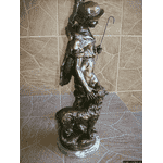 Старовинна  лампа-статуетка Пастушок (4109). ДНІПРО - LvivMarket.net, Фото 15