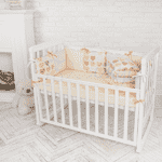 Комплект Маленька Соня Baby Design, ванільні сердечка, з балдахіном - LvivMarket.net, Фото 6