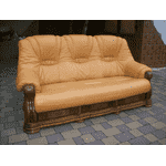 Шкіряний диван на дубовому каркасі (2640) - LvivMarket.net, Фото 1