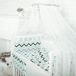 Комплект Маленька Соня Comfort Пряники, голубий з балдахіном - ЛьвівМаркет, Фото 3 Комплект Маленька Соня Comfort Пряники, голубий з балдахіном - LvivMarket.net, Фото 3