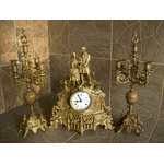 Камінний годинник з канделябрами (6313) - ЛьвівМаркет, Фото 3 Камінний годинник з канделябрами (6313) - LvivMarket.net, Фото 3