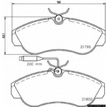 Тормозные колодки передние R16 Ситроен Джампер / Citroen Jumper (1994-2002) 4251 18,04.0186,GP10.968,77362209 - LvivMarket.net, Фото 1