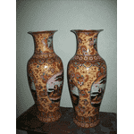 Пара інтерєрних ваз. Фарфор. Китай. (6230) - ЛьвівМаркет, Фото 4 Пара інтерєрних ваз. Фарфор. Китай. (6230) - LvivMarket.net, Фото 4