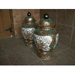 Пара інтерєрних ваз. Фарфор. Китай. (6017) - ЛьвівМаркет, Фото 2 Пара інтерєрних ваз. Фарфор. Китай. (6017) - LvivMarket.net, Фото 2