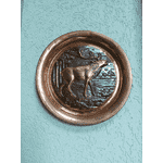 Декоративна мідна тарілка Олень (4302) - ЛьвівМаркет, Фото 1 Декоративна мідна тарілка Олень (4302) - LvivMarket.net, Фото 1