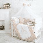 Комплект Маленька Соня Akvarel зайчики беж, з балдахіном - ЛьвівМаркет, Фото 1 Комплект Маленька Соня Akvarel зайчики беж, з балдахіном - LvivMarket.net, Фото 1