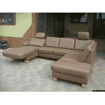 Новий шкіряний П-подібний диван, розкладний (4945). ДНІПРО - LvivMarket.net, Фото 50