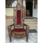 Антикварне крісло-ТРОН (3270) - LvivMarket.net, Фото 10