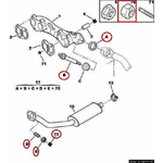 Уплотняющее кольцо трубы выхлопных газов 46х58 мм Fiat Scudo 220 (2004-2006) 1.9D(1868) 179757,MC02938,9401797579,5949964,9560355580 - LvivMarket.net, Фото 2