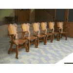 Комплект деревяних стільців (5167) - LvivMarket.net, Фото 3