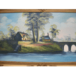 Картина мальована Міст над річкою (5618) - LvivMarket.net, Фото 5