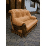 Шкіряний диван на дубовому каркасі (2640) - LvivMarket.net, Фото 4