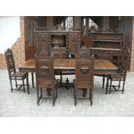 Стіл столовий, розкладний + 6 стільців BRETONSE (3995) - LvivMarket.net, Фото 1