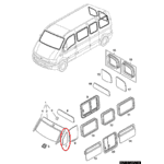 Форточка (стекло) двери передней левой/правой Рено Мастер / Renault Master III (2003-2010) 7700351164,7700351163,4500265,4500264,8461936,8461935 - ЛьвівМаркет, Фото 3 Форточка (стекло) двери передней левой/правой Рено Мастер / Renault Master III (2003-2010) 7700351164,7700351163,4500265,4500264,8461936,8461935 - LvivMarket.net, Фото 3