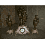 Камінний годинник з вазами Зустріч (6165) - ЛьвівМаркет, Фото 1 Камінний годинник з вазами Зустріч (6165) - LvivMarket.net, Фото 1