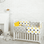 Комплект Маленька Соня Comfort Жовті корони з балдахіном - ЛьвівМаркет, Фото 9 Комплект Маленька Соня Comfort Жовті корони з балдахіном - LvivMarket.net, Фото 9