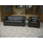 Новий шкіряний комплект меблів в стилі CHESTERFIELD (4952) - ЛьвівМаркет, Фото 12 Новий шкіряний комплект меблів в стилі CHESTERFIELD (4952) - LvivMarket.net, Фото 12