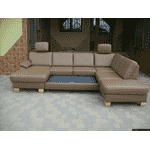 Новий шкіряний П-подібний диван, розкладний (4945). ДНІПРО - LvivMarket.net, Фото 37