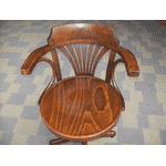 Деревяний круглий стілець (6046) - LvivMarket.net, Фото 8