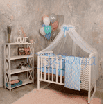 Комплект Маленька Соня Baby Design, хмаринки, з балдахіном - ЛьвівМаркет, Фото 1 Комплект Маленька Соня Baby Design, хмаринки, з балдахіном - LvivMarket.net, Фото 1