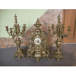 Камінний годинник з канделябрами (5880) - ЛьвівМаркет, Фото 1 Камінний годинник з канделябрами (5880) - LvivMarket.net, Фото 1