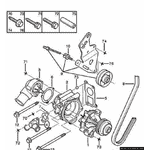 Тройник фланец системы охлаждения Citroen Jumper (1994-2002) 2.5D/TD/TDi, 1336S6, 461004 - LvivMarket.net, Фото 1