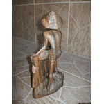 Деревяна статуетка Риболов (5284/3) - LvivMarket.net, Фото 3