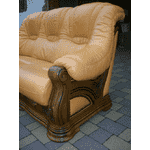 Шкіряний диван на дубовому каркасі (2640) - LvivMarket.net, Фото 15