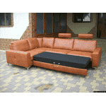 Новий шкіряний кутовий диван, розкладний (4410).ДНІПРО - LvivMarket.net, Фото 62