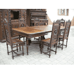 Стіл столовий, розкладний + 6 стільців BRETONSE (3995) - LvivMarket.net, Фото 3