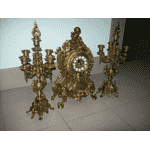 Камінний годинник з канделябрами (5594) - ЛьвівМаркет, Фото 3 Камінний годинник з канделябрами (5594) - LvivMarket.net, Фото 3