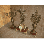 Камінний годинник з канделябрами (6127) - ЛьвівМаркет, Фото 4 Камінний годинник з канделябрами (6127) - LvivMarket.net, Фото 4