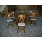 Стіл столовий, розкладний + 6 стільців (6189) - LvivMarket.net, Фото 5