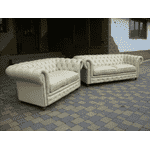 Шкіряний комплект мяких меблів в стилі CHESTERFIELD (2692) - LvivMarket.net, Фото 4