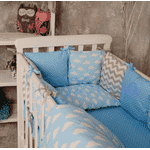 Комплект Маленька Соня Baby Design, хмаринки, з балдахіном - ЛьвівМаркет, Фото 2 Комплект Маленька Соня Baby Design, хмаринки, з балдахіном - LvivMarket.net, Фото 2