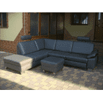 Новий шкіряний диван + пуф POLINOVA (5578) - LvivMarket.net, Фото 6