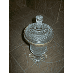 Кришталева ваза- цукерниця з кришкою (5905) - LvivMarket.net, Фото 4