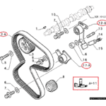 Комплект для замены ГРМ Fiat Ducato 230 (1994-2002) 1.9D/TD (1905cc) 9467266080,71773297,KD459.01,9400831279,530009610,KTB115 - LvivMarket.net, Фото 1