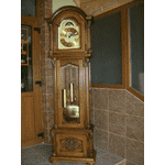 Годинник напольний (дуб,масив,різьба)(1394).ДНІПРО - LvivMarket.net, Фото 2