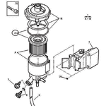 Топливный фильтр (топливная система Bosch) Citroen Berlingo M59 (2003-2008) 2.0HDI 1906 C5, PX C482,9401906508, 71771387,1906A1,KX87D ECO,B3C002PR - LvivMarket.net, Фото 1