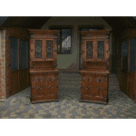 Пара антикварних буфетів Mechelense (5620) - ЛьвівМаркет, Фото 1 Пара антикварних буфетів Mechelense (5620) - LvivMarket.net, Фото 1