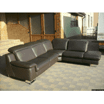 Новий шкіряний диван, розкладний (5563) - LvivMarket.net, Фото 2